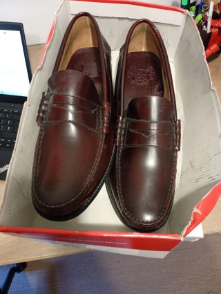Zapatos de Vestir Hombre Borgoña