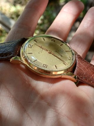 Reloj Elida Caballero Cuerda Vintage Dorado