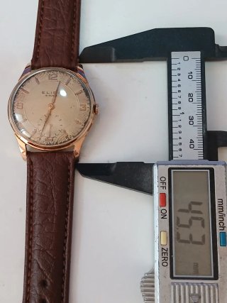 Reloj Elida Caballero Cuerda Vintage Dorado