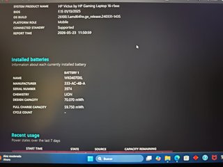 Portatil Gaming HP Victus i7 RTX4060 32GB DDR5