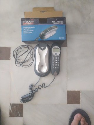 Teléfono fijo Telecom con identificador de llamada