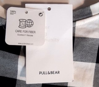 Blusa cuadros Vichy manga abullonada