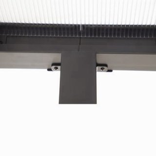 Pérgola de aluminio NATERIAL Borea gris 419x300cm