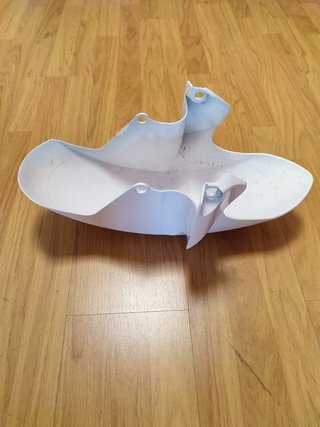 Guardabarros delantero Yamaha R6 2006-2007 BLANCO