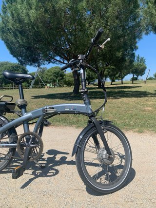 Bicicleta eléctrica plegable 36v