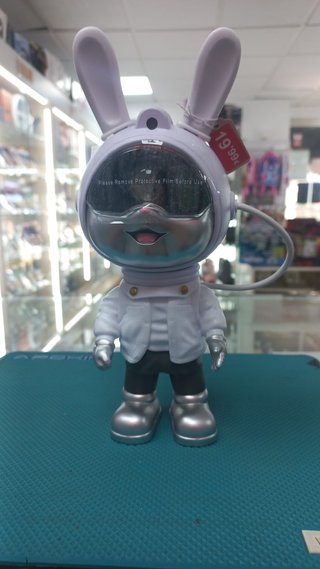 Proyector Conejo Morado y Plateado