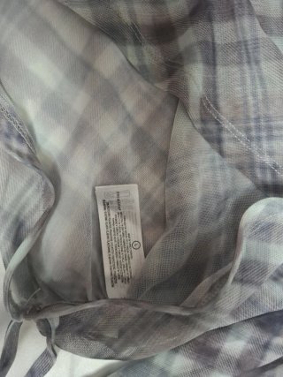 Camiseta de manga larga a cuadros