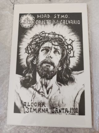 Baldosa decorativa Cristo del Calvario