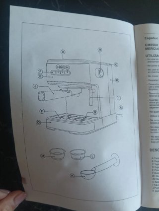 Cafetera Taurus Mercucio usada solo una vez