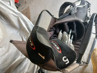 Bolsa de golf y palos