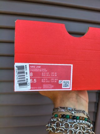 Nike Jam Nero 39 EU Uomo/Donna Nuove Originali