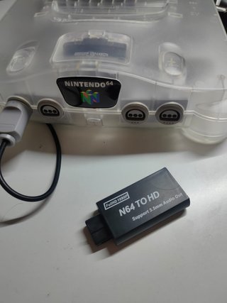 Nintendo 64 Trasparente + extra