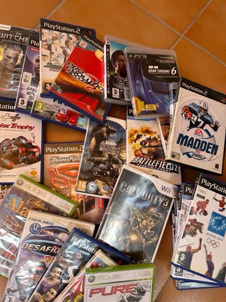Lote Videojuegos PS2, PS3, Wii, Xbox 360