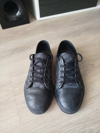 Zapatillas Gucci GG Canvas Low Negras