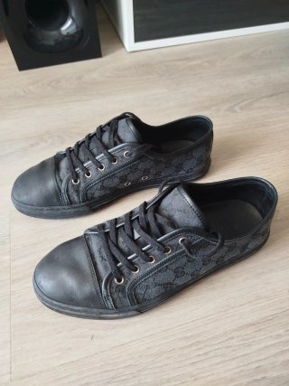 Zapatillas Gucci GG Canvas Low Negras