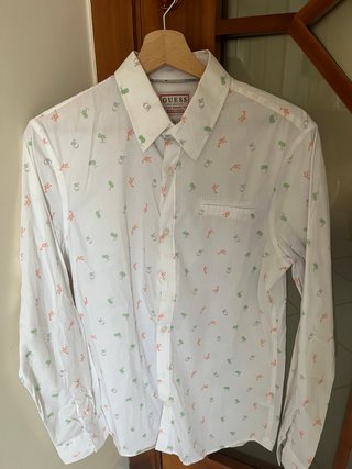 Camicia Guess fantasia tropicale taglia S
