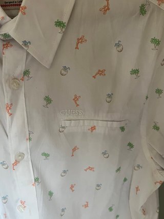 Camicia Guess fantasia tropicale taglia S