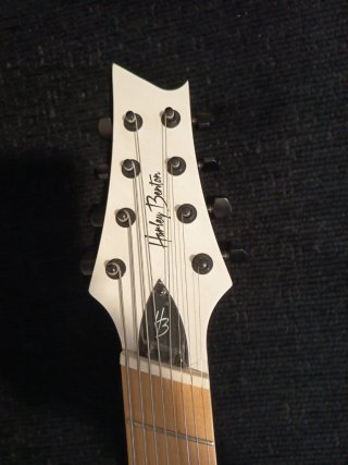 Guitarra Harley Benton 8 cuerdas Fan Fret NUEVA
