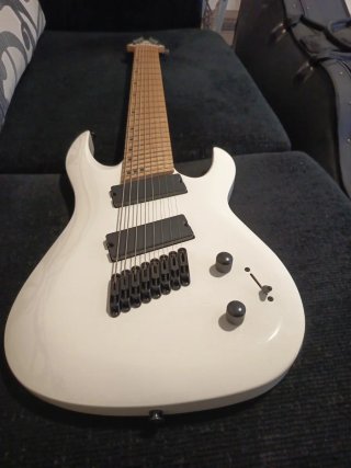 Guitarra Harley Benton 8 cuerdas Fan Fret NUEVA