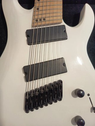Guitarra Harley Benton 8 cuerdas Fan Fret NUEVA