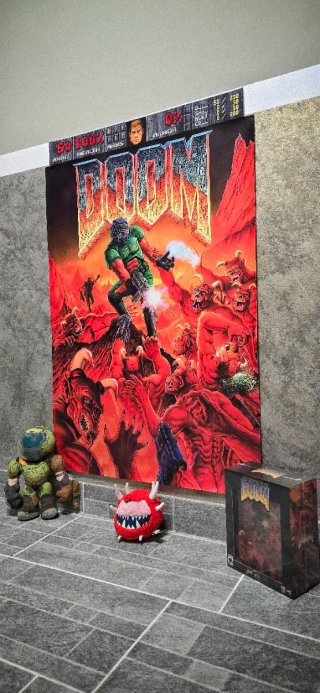 DOOM ID Software Poster PVC 100x70
