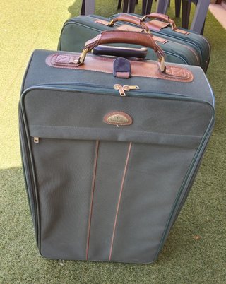 Maletas Samsonite Vintage Verdes (3 uds)