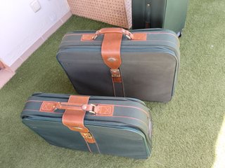 Maletas Samsonite Vintage Verdes (3 uds)