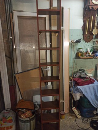 Estantería de madera 9 baldas