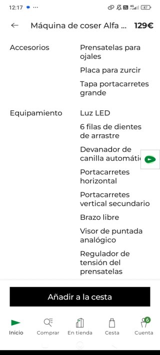 Máquina de coser Alfa Next 10+