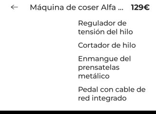 Máquina de coser Alfa Next 10+