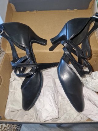 Zapatos de Baile Negros Talla 40