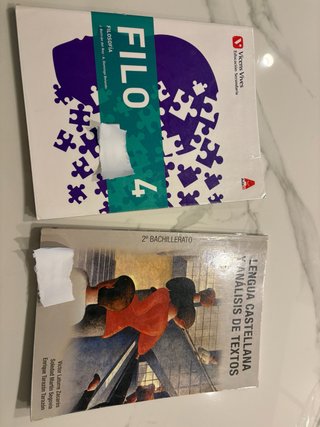 Libro lengua y libro filosofía