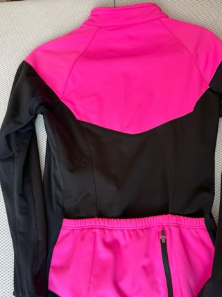 Chaqueta Ciclismo Mujer Talla M Rosa/Negra