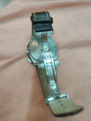 Reloj Jaguar Cronógrafo Marrón y Plateado