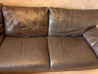Divano modulare in pelle IKEA ALVROS