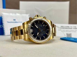 Reloj TechnoMarine Dorado y Azul