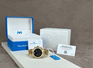 Reloj TechnoMarine Dorado y Azul