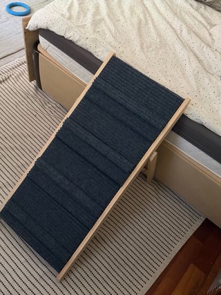 Rampa/escalera de madera para perros 2 en 1 – 80kg