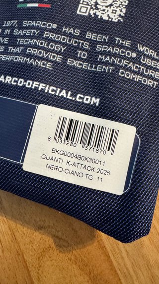Mono Sparco Karting Talla XXL Azul