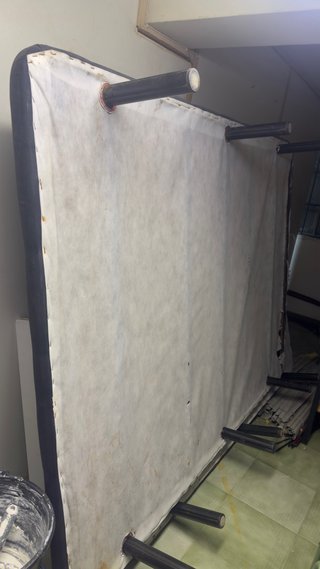 Somier 1,35m Negro/Beige