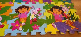Alfombra Puzzle Bebé Dora Exploradora