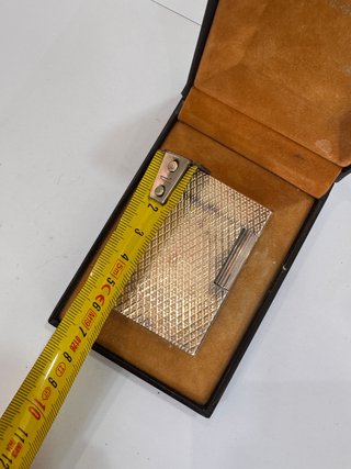 Encendedor de lujo vintage chapado con estuche original