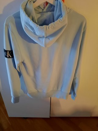 Felpa Calvin Klein Jeans azzurra XXS