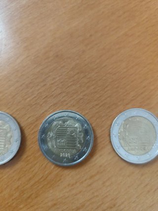 Monedas 2€ Andorra 2022, 23 y 24