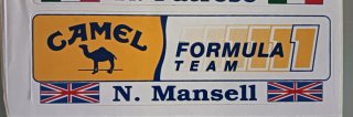Adesivo Camel Team F1 Nigel Mansell
