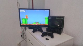 Tv 22"+consola retro ascao