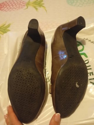 Zapatos Geox Charol Dorados Mujer Talla 341