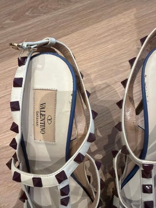 Valentino Garavani Rockstud 40.5 Azul/Blanco