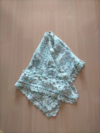 Chal tejido a crochet