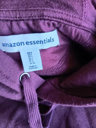 Sudadera con capucha morada